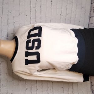 League Collegiate outfitters USD crop sweatshirt S
